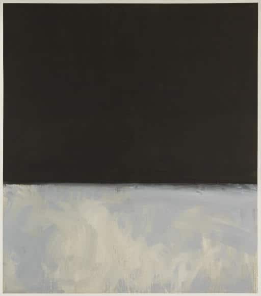 Black and Silver Famous Painting By Mark Rothko
