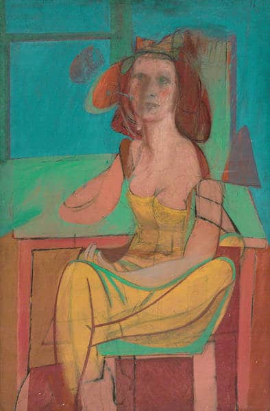 the Seated Woman by willam de kooning