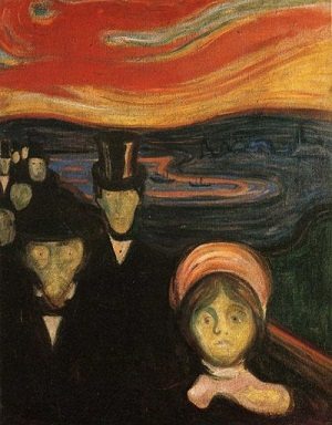 Anxiety by Edvard Munch