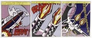 As I Opened Fire by Roy Lichtenstein