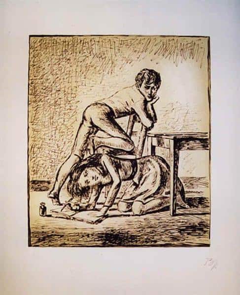 cathy atwork by Balthus
