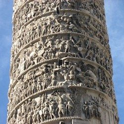 Roman artwork depicted by Column of Marcus Aurelius