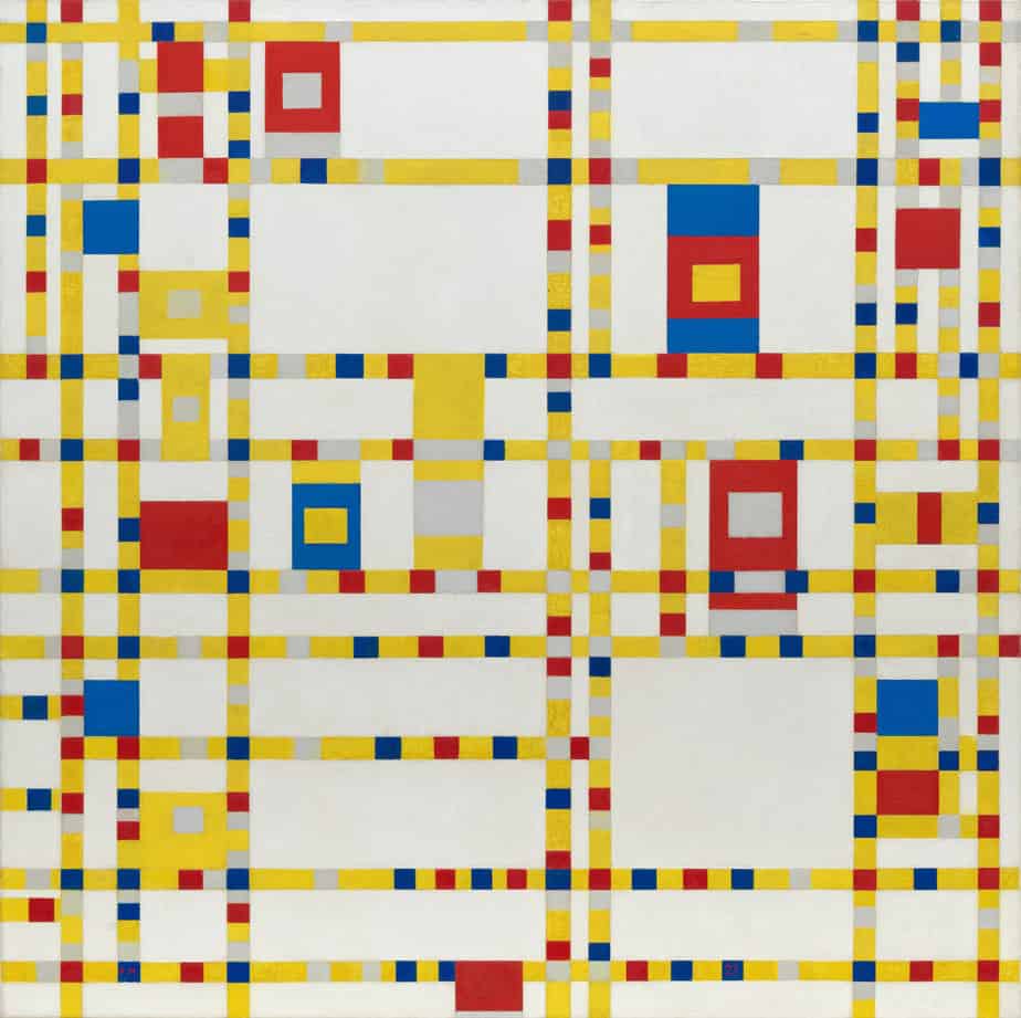 Victory Boogie Woogie (1942-1944) by Piet Mondrian