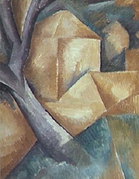 Cubism art by Braque cubes