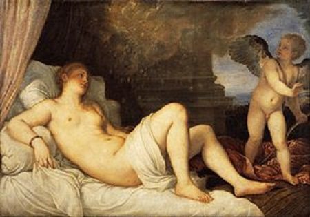 Spirituality in Art depicted by Danae with Nursemaid