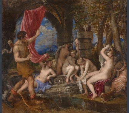 Spirituality in Art depicted by Diana and Actaeon