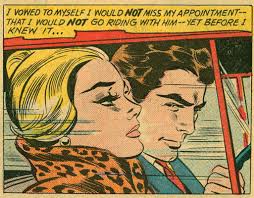 In The Car by Roy Lichtenstein