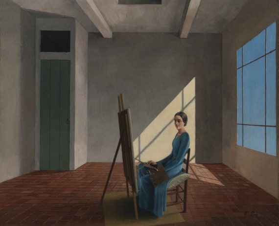 la femme peintre by Pierre Roy