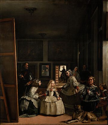 baroque artwork depicted by Las Meninas