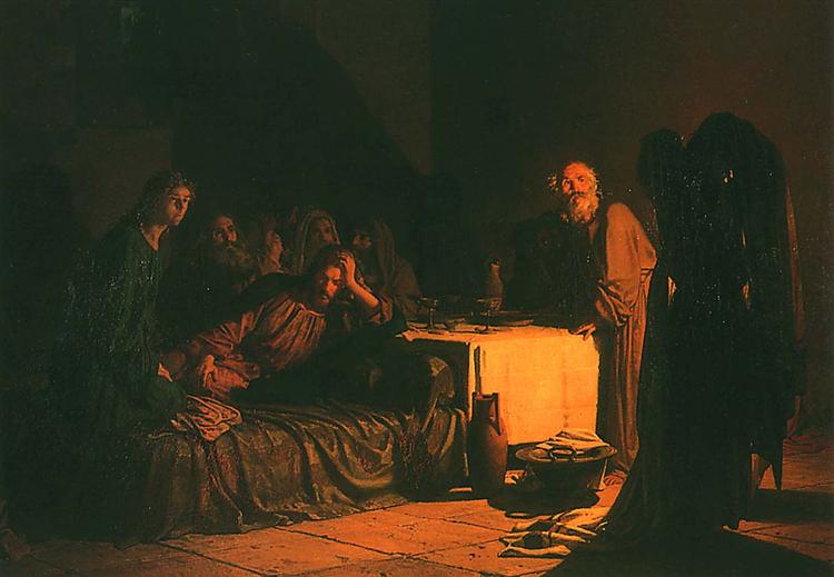 last supper by nikolai ge