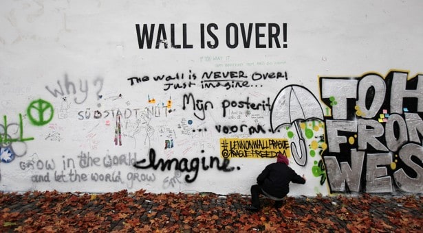 Lennon Wall Prague