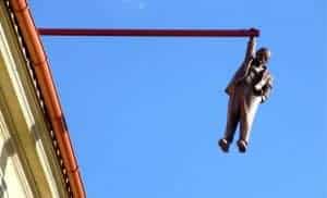 Man Hanging Out by David Cerny