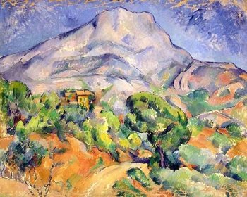 Mont Sainte-Victoire seen from Bellevue by Paul Cezanne