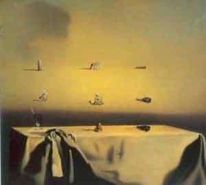 Morphological Echo painting by salvador dali