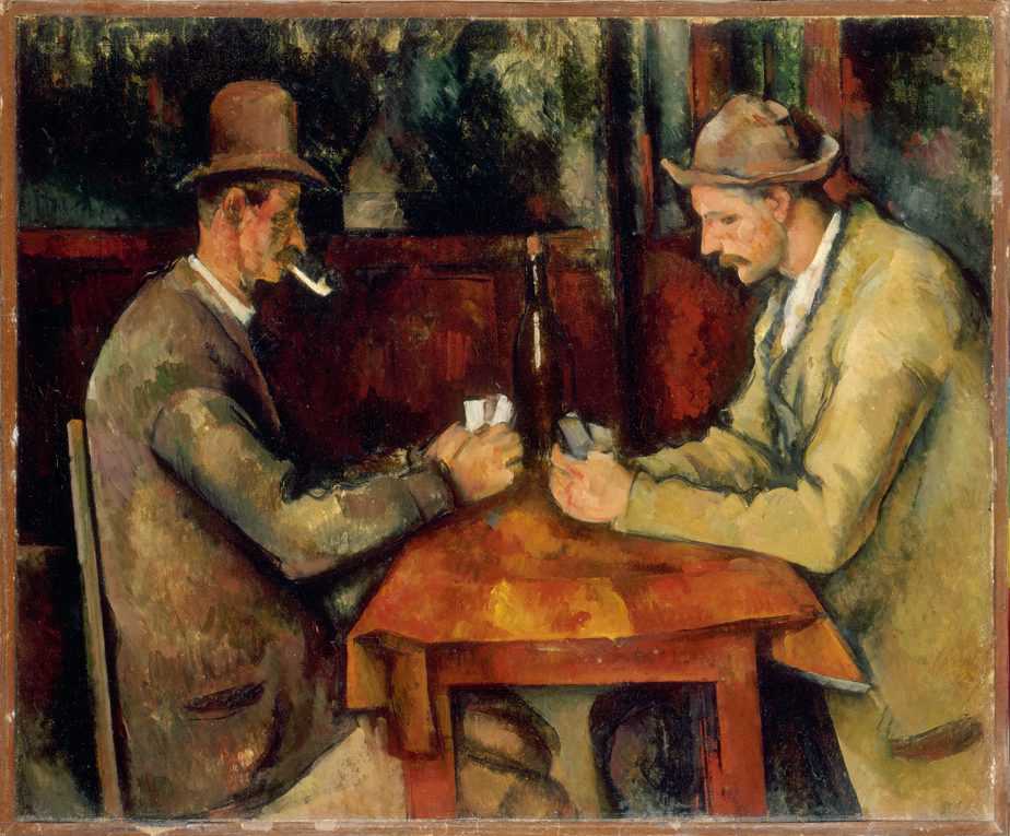 The Card Players (1895) by Paul Cézanne