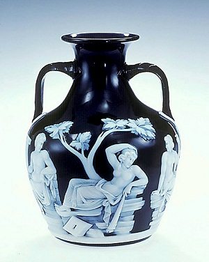 Roman artwork depicted by Portland Vase