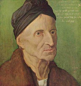 Portrait of Michael Wolgemut by Albrecht Dürer