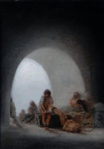 Prison Interior by Fransesco Goya