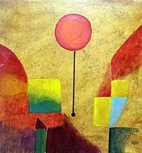 Red Balloon by paul klee