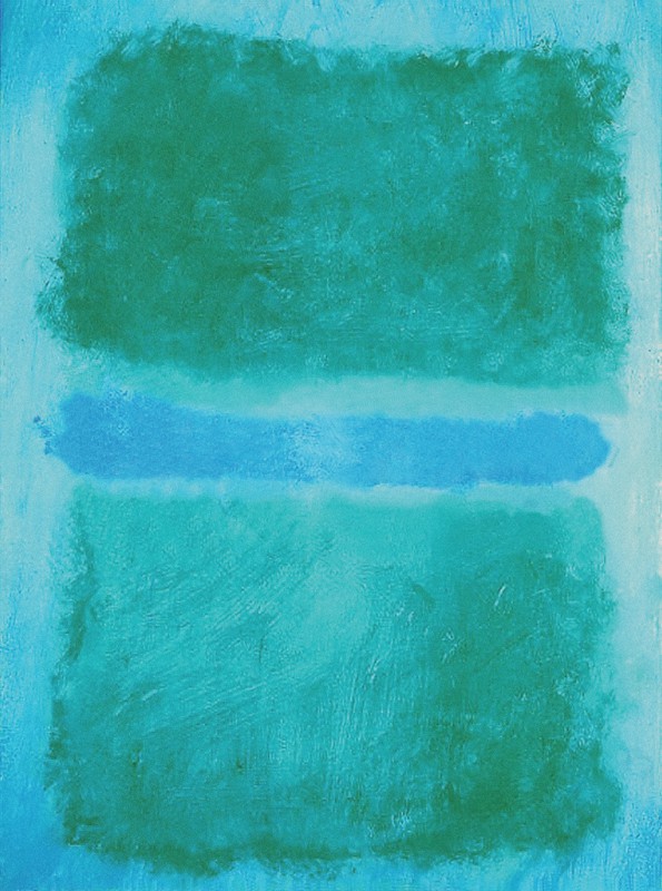 Untitled (Green Divided by Blue) 