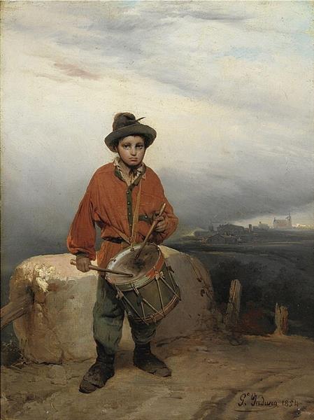 young drummer by gerolamo induno