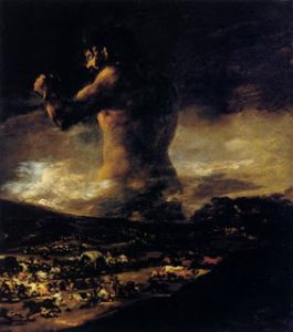 The Colossus by Fransesco Goya