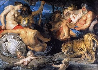 The Four Continents Baroque art