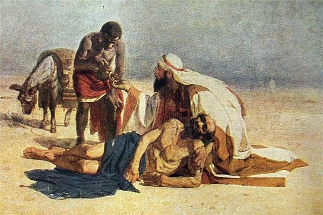 the good samaritan by vasily surikov