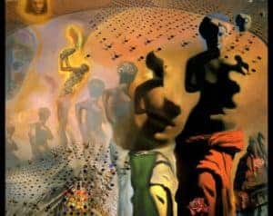 The Hallucinogenic Toreador painting by salvador dali