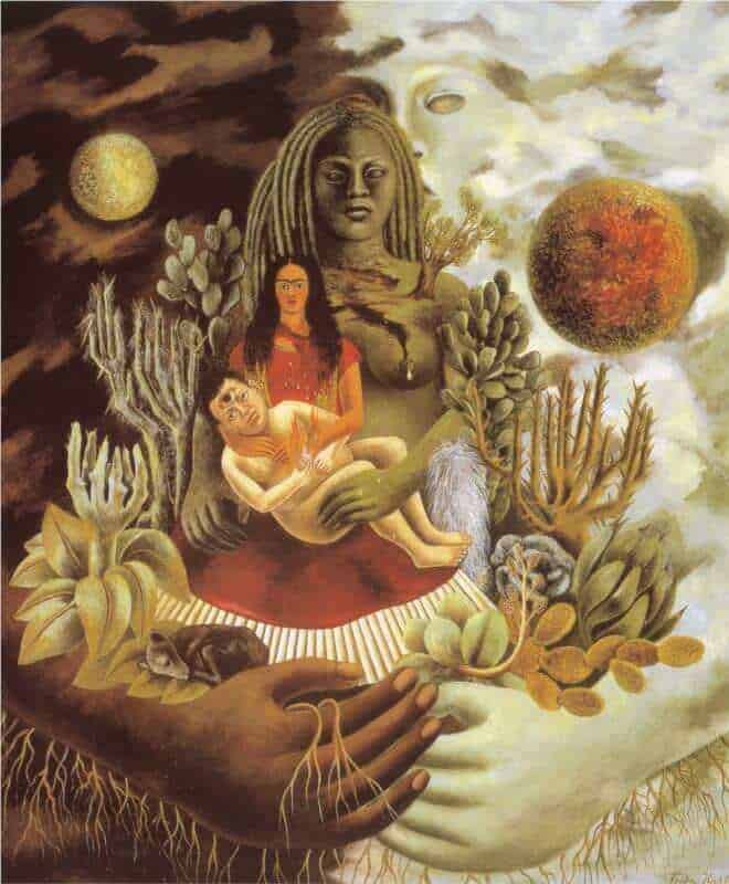 The Love Embrace of the Universe (1949) by Frida Kahlo
