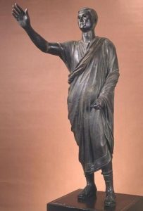 Roman artwork depicted by The Orator