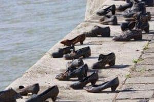 The Shoes On The Danube Bank by Can Togay & Gyula Pauer