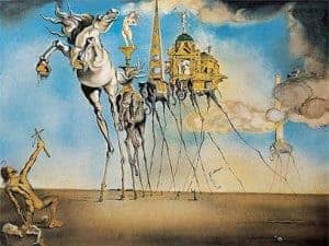 The Temptation of St. Anthony painting by salvador dali