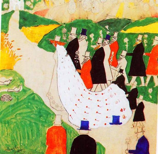 The Wedding by kazimir malevich