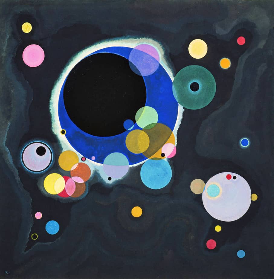 Several Circles famous Painting by Wassily Kandinsky