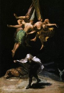 Witches' Flight by Fransesco Goya