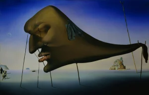 Sleep by Salvador Dalí